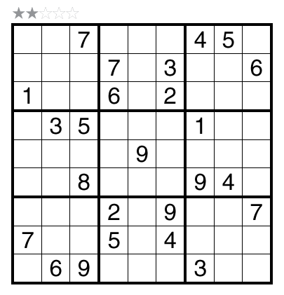 standard sudoku rules
