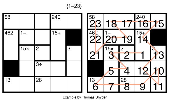 Math Path example by Thomas Snyder