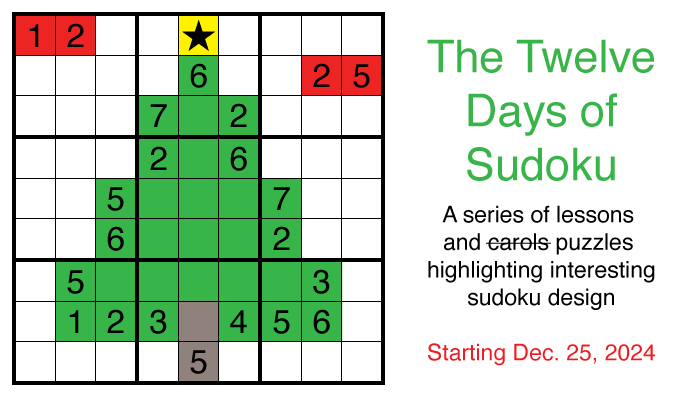 Twelve Days of Sudoku by Thomas Snyder